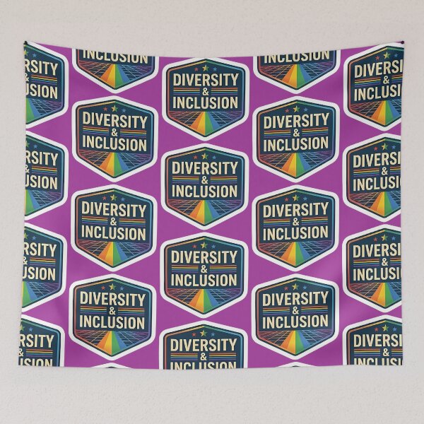 Artikelvorschau, Pride Month 2026 – Liebe ist Liebe – Inklusive Gemeinschaft – Regenbogengrafik entworfen und verkauft von VectorJoy.
