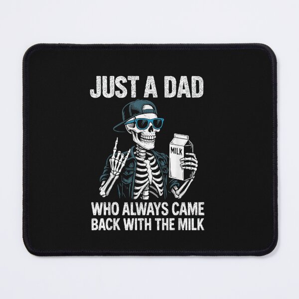 Item preview, Funny Skeleton Dad Milk Joke Classic T-Shirt designed and sold by Lilbahlil.