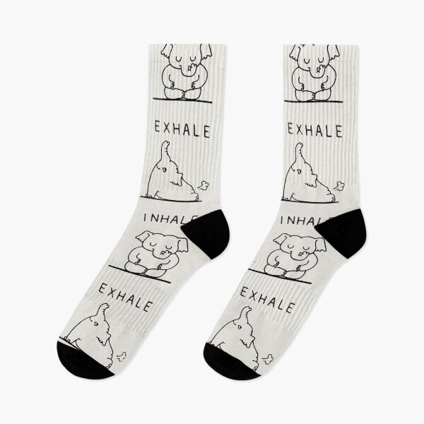 Item preview, Inhale Exhale Elephant designed and sold by Huebucket.