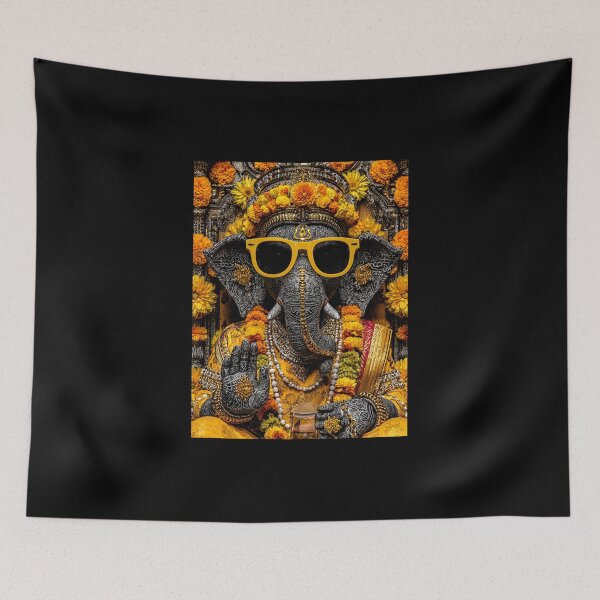 Item preview, The Golden Radiance: Ganesha in Marigold Vision designed and sold by PANNARUK THAILAND.