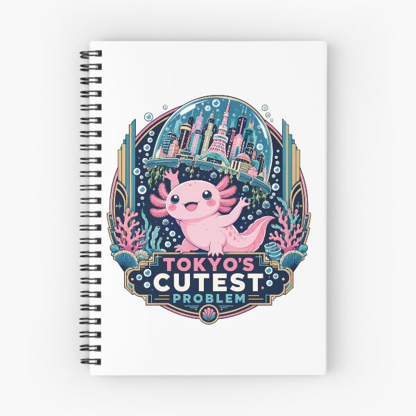 Item preview, Tokyo's Cutest Problem Axolotl Kawaii Kaiju Lover designed and sold by chattsuede.