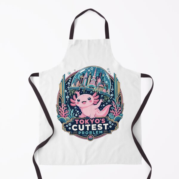 Item preview, Tokyo's Cutest Problem Axolotl Kawaii Kaiju Lover designed and sold by chattsuede.