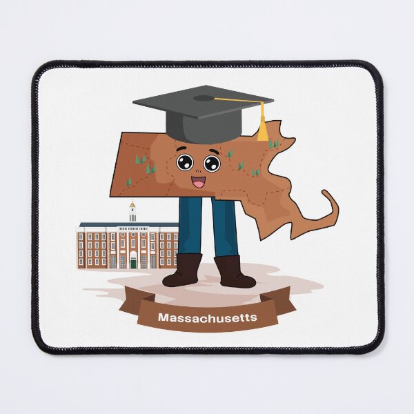 Item preview, Massachusetts State Map Graduate Student Gift designed and sold by Travel.Art.
