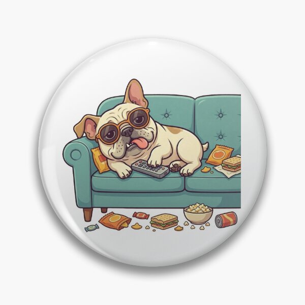 Item preview, Professional Couch Potato Frenchie designed and sold by ClaussShop.