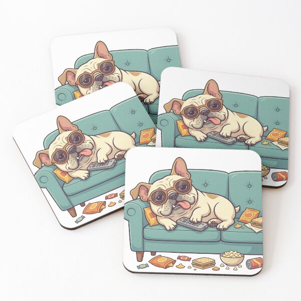 Item preview, Professional Couch Potato Frenchie designed and sold by ClaussShop.