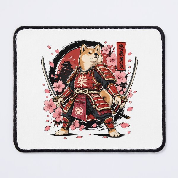 Item preview, Shiba Inu Loyalty Courage Samurai Warrior designed and sold by chattsuede.
