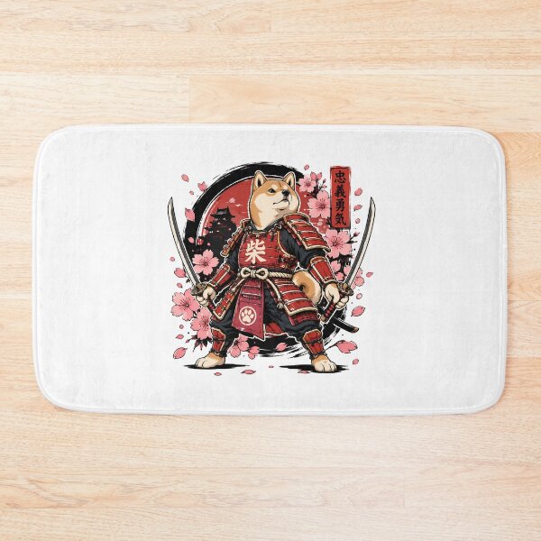 Item preview, Shiba Inu Loyalty Courage Samurai Warrior designed and sold by chattsuede.