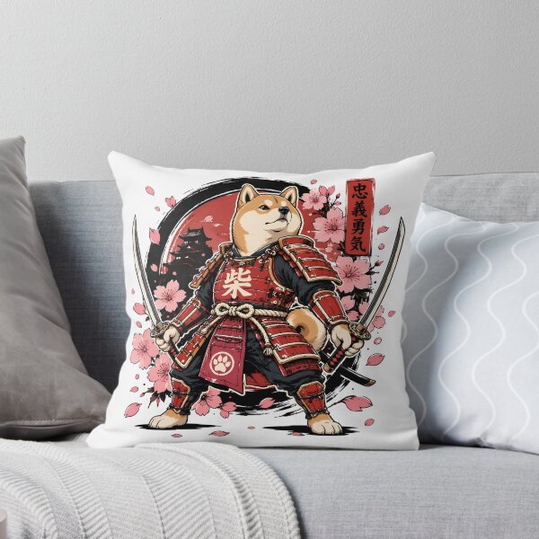 Item preview, Shiba Inu Loyalty Courage Samurai Warrior designed and sold by chattsuede.