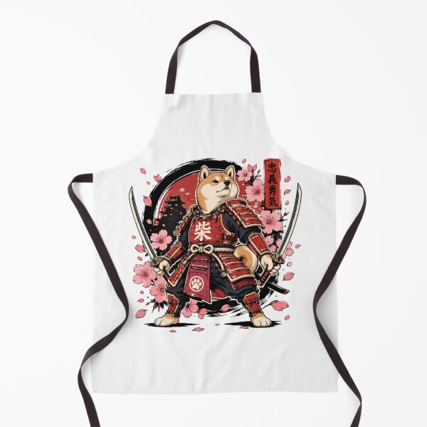 Item preview, Shiba Inu Loyalty Courage Samurai Warrior designed and sold by chattsuede.