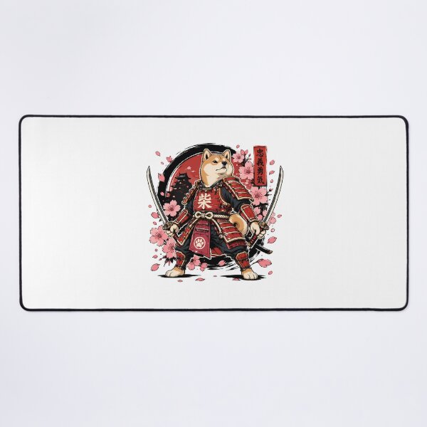 Item preview, Shiba Inu Loyalty Courage Samurai Warrior designed and sold by chattsuede.