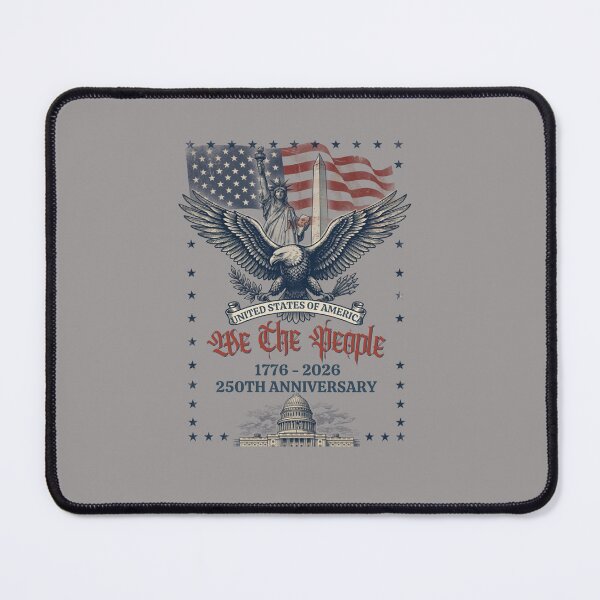 Item preview, "We the People - 250th Anniversary 1776-2026" or "America Semiquincentennial Eagle Poster" designed and sold by laughingshirts.