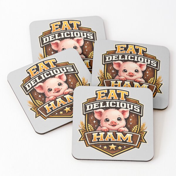 Item preview, Eat Delicious Ham designed and sold by pUNKnown.