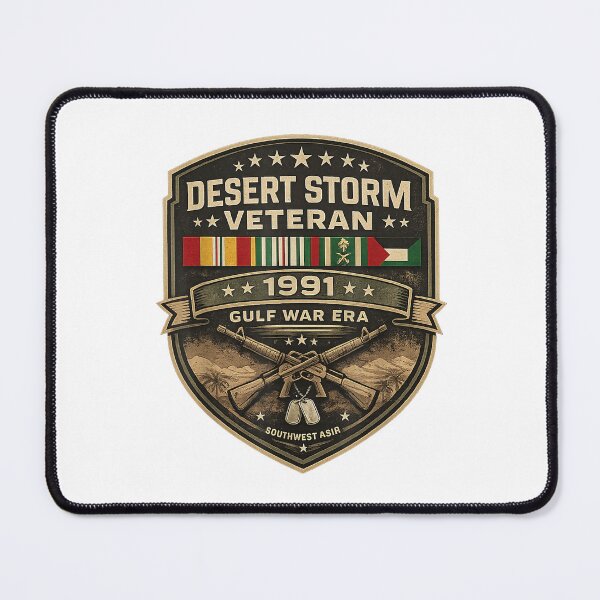 Item preview, Desert Campaign Veteran Badge designed and sold by SaryaSmyth19.