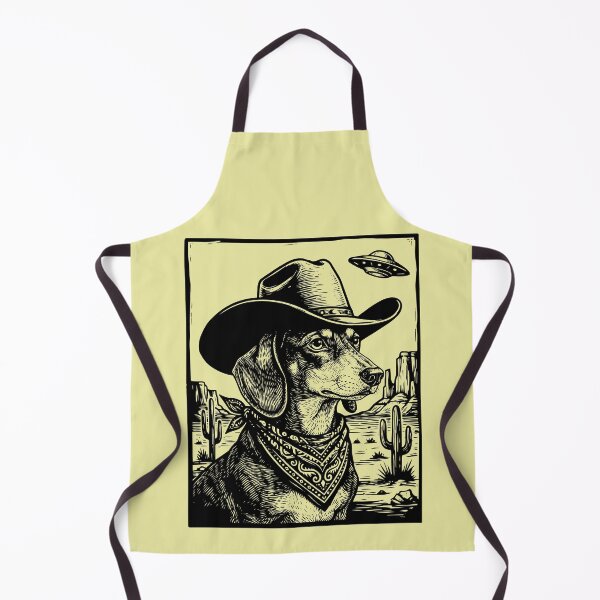 Item preview, Dachshund Cowboy UFO Desert Wiener Dog designed and sold by d247.