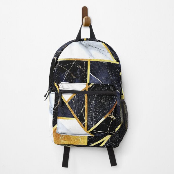 Item preview, Golden And Black (Faux) Marbled Geometric Abstract Designs designed and sold by DEC02.