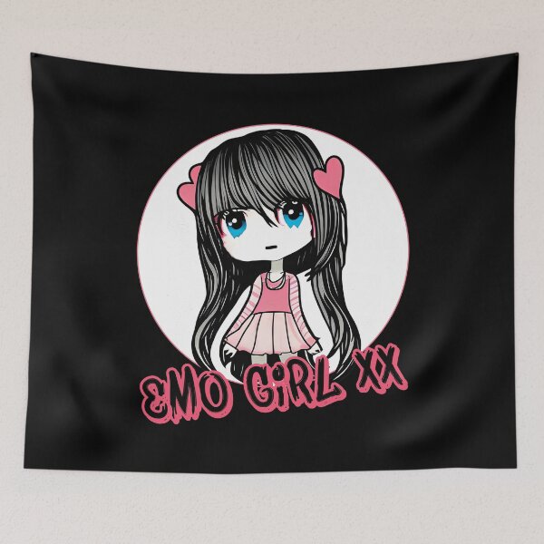 Item preview, Emo Girl XX Cute Emo Aesthetic Gift for Emo Kids designed and sold by Say It With Ink.