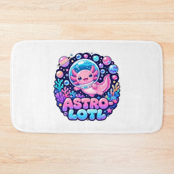 Item preview, Astro-Lotl Space Axolotl Kawaii Cosmic Creature designed and sold by chattsuede.