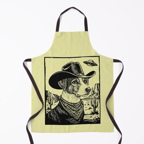 Item preview, Western Dog UFO Encounter Desert Scene designed and sold by d247.