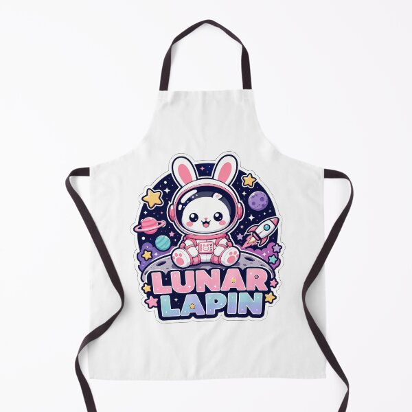 Item preview, Lunar Lapin Kawaii Space Bunny Adorable Astronaut Rabbit designed and sold by chattsuede.