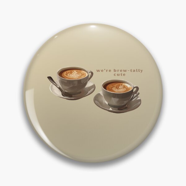 Item preview, We’re Brew-tally Cute - Cute Pun | TeeHee Puns Funny Design designed and sold by TeeHee Puns.