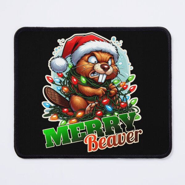 Item preview, Beaver Christmas Lights Holiday Poster Design Today Graphic designed and sold by JohnCarmichael.