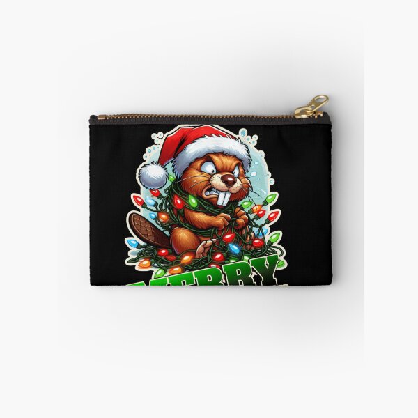 Item preview, Beaver Christmas Lights Holiday Poster Design Today Graphic designed and sold by JohnCarmichael.