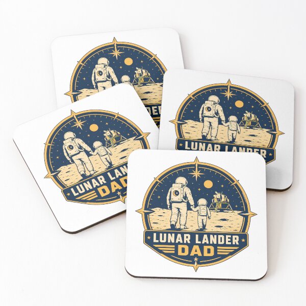 Item preview, Lunar Lander Dad Space Exploration Fatherhood designed and sold by chattsuede.