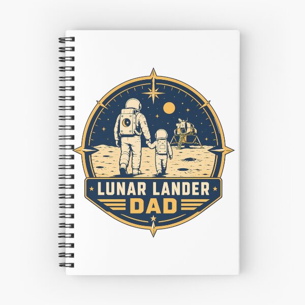 Item preview, Lunar Lander Dad Space Exploration Fatherhood designed and sold by chattsuede.