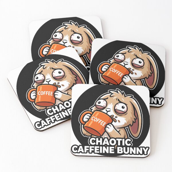 Item preview, Chaotic Caffeine Bunny Bunny designed and sold by luiz1213.