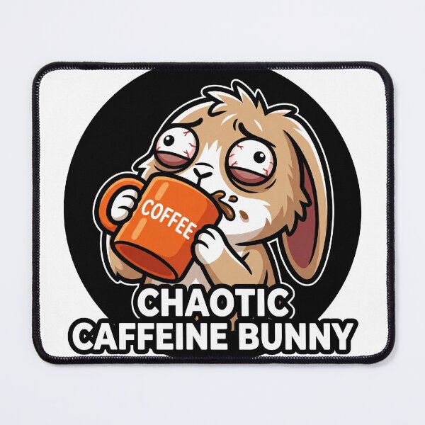 Item preview, Chaotic Caffeine Bunny Bunny designed and sold by luiz1213.