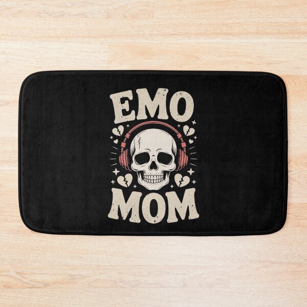 Item preview, Emo Mom Skull Headphones Mothers Day Gift for Rocker Mom designed and sold by Say It With Ink.