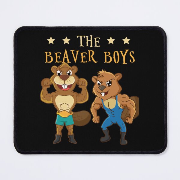 Item preview, Beaver Boys Retro Cartoon Poster Design Today Graphic designed and sold by JohnCarmichael.