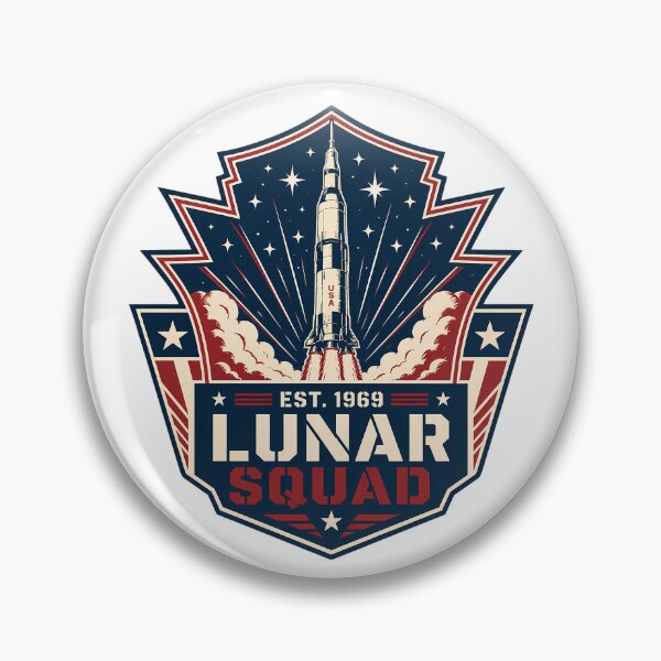 Item preview, Est 1969 Lunar Squad USA Mission designed and sold by chattsuede.