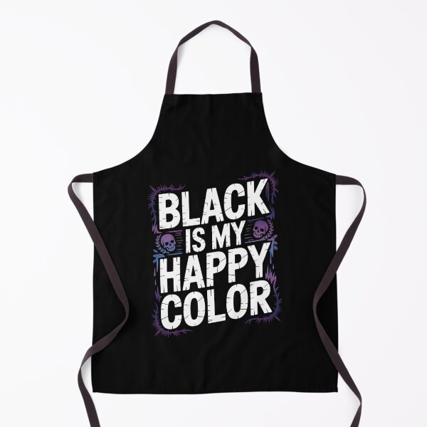 Item preview, Black Is My Happy Color Emo Gift Goth Humor Sarcastic Quote designed and sold by Say It With Ink.