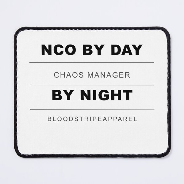 Item preview, Funny NCO Shirt | Chaos Manager Military Humor Tee designed and sold by BloodStripeApparel.