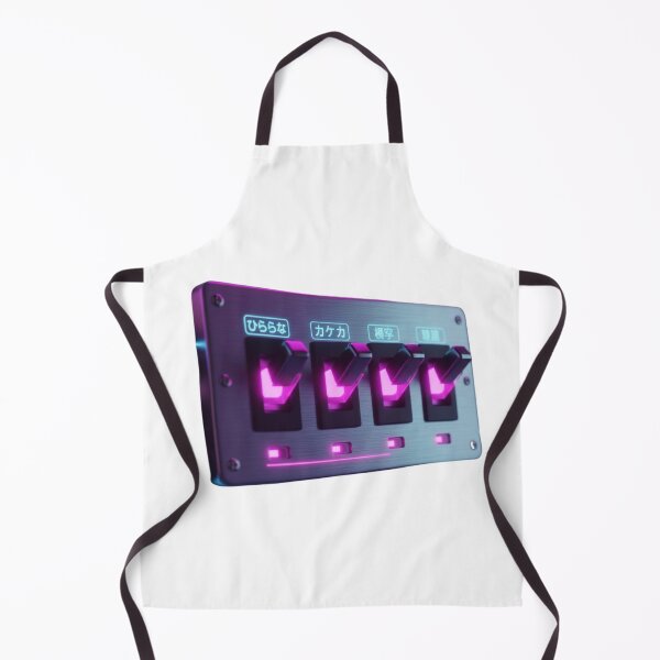 Item preview, Japanese language switcher toggle panel hiragana kanji synthwave retro gift designed and sold by language-des.