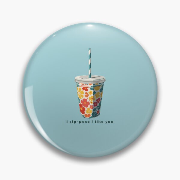 Item preview, I Sip-pose I Like You - Cute Pun | TeeHee Puns Funny Design designed and sold by TeeHee Puns.