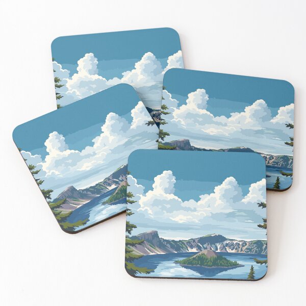 Item preview, Crater Lake National Park USA Travel Vintage designed and sold by RareDeerArt.