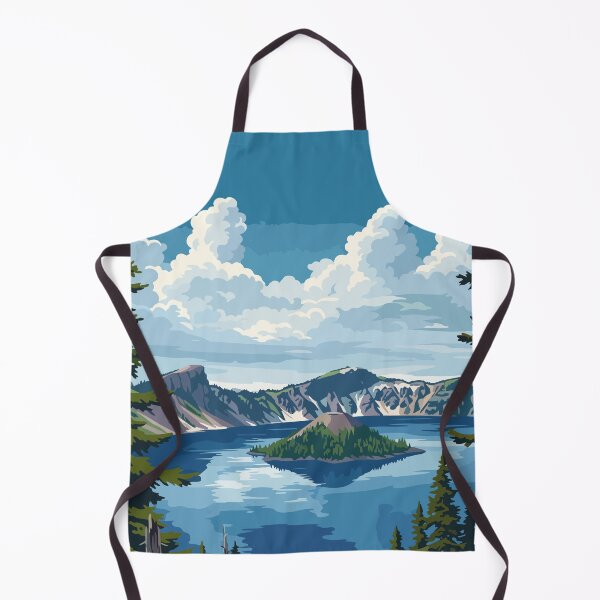 Item preview, Crater Lake National Park USA Travel Vintage designed and sold by RareDeerArt.