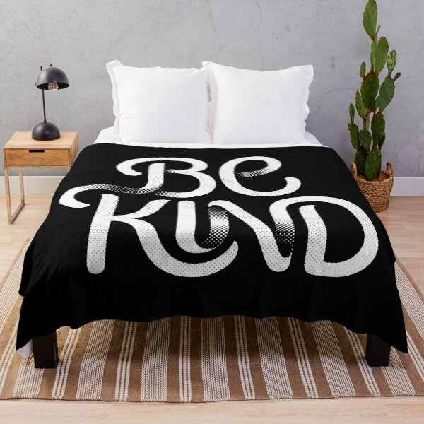 Item preview, Uplifting Positive Vibe Be Kind Typographic Accent designed and sold by EdvvinStudios.