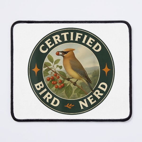 Item preview, Certified Bird Nerd Badge designed and sold by SaryaSmyth19.