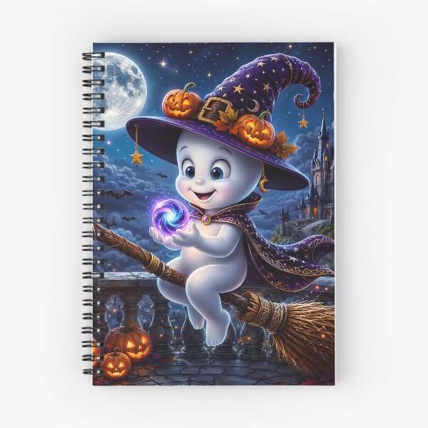 Item preview, Cute Casper Ghost Halloween Mascot. designed and sold by HorrorInkStudio.