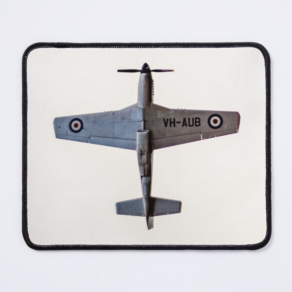 Item preview, P-51 Mustang Fighter Plane in Flight – Vintage WWII Warbird Art designed and sold by Ross.A.Campbell.