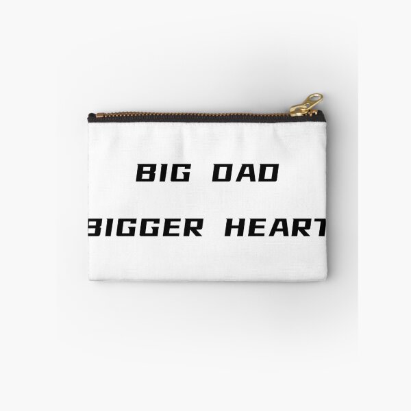 Item preview, Big Dad Bigger Heart T-Shirt – Father's Day Gift for Plus Size Dad | Uncle Jichuan designed and sold by Uncle-Jichuan.