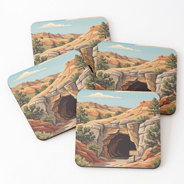 Item preview, Wind Cave National Park USA Travel Vintage designed and sold by RareDeerArt.
