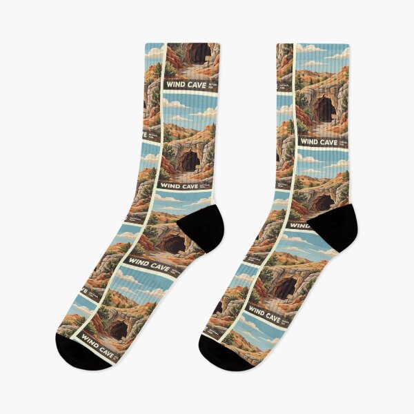 Item preview, Wind Cave National Park USA Travel Vintage designed and sold by RareDeerArt.