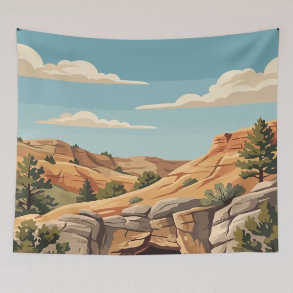 Item preview, Wind Cave National Park USA Travel Vintage designed and sold by RareDeerArt.