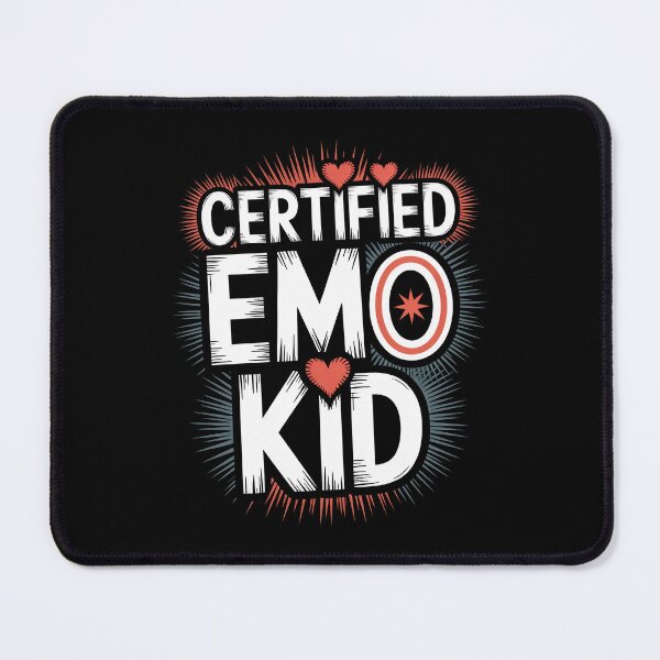 Artikelvorschau, Zertifiziertes Emo-Kind, Geschenk für Emo-Musikfans, Emo-Teenager, Emo-Ära entworfen und verkauft von Say It With Ink.