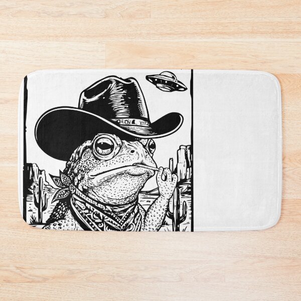 Item preview, Desert Frog Cowboy Hat UFO Abduction designed and sold by d247.
