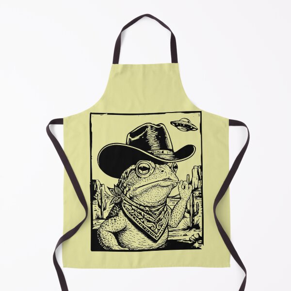 Item preview, Desert Frog Cowboy Hat UFO Abduction designed and sold by d247.